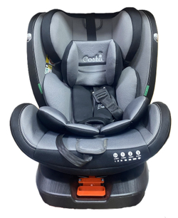 Автокресло XZ-16 Isofix группа 0+1+2+3+ ,вес от 0 до 36 кг (с рождения и до 12 лет) , цвет серо-черный.