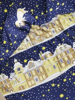 Наволочка комплект 2шт перкаль Сказка "Ангелы" 50х50 см на молнии