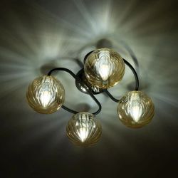 Citilux Эрни CL122145 Люстра потолочная Чёрная