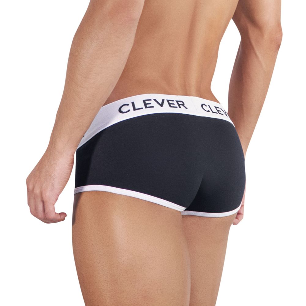 Мужские трусы брифы черные Clever CLEVER PIPING BRIEF 500111