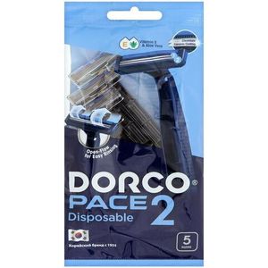 ДЛЯ БРИТЬЯ DORCO ОДНОРАЗОВЫЙ СТАНОК PACE2-TNB200BL-5P
