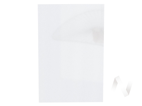 Кухня "Эстетик" Высокие модули: магнолия/силвер (корпус белый)