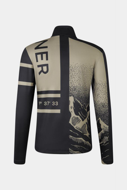 Толстовка мужская BOGNER SPORT VERTI2 в бежево-черном цвете