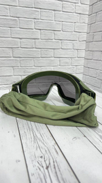 Тактические очки-маска / олива