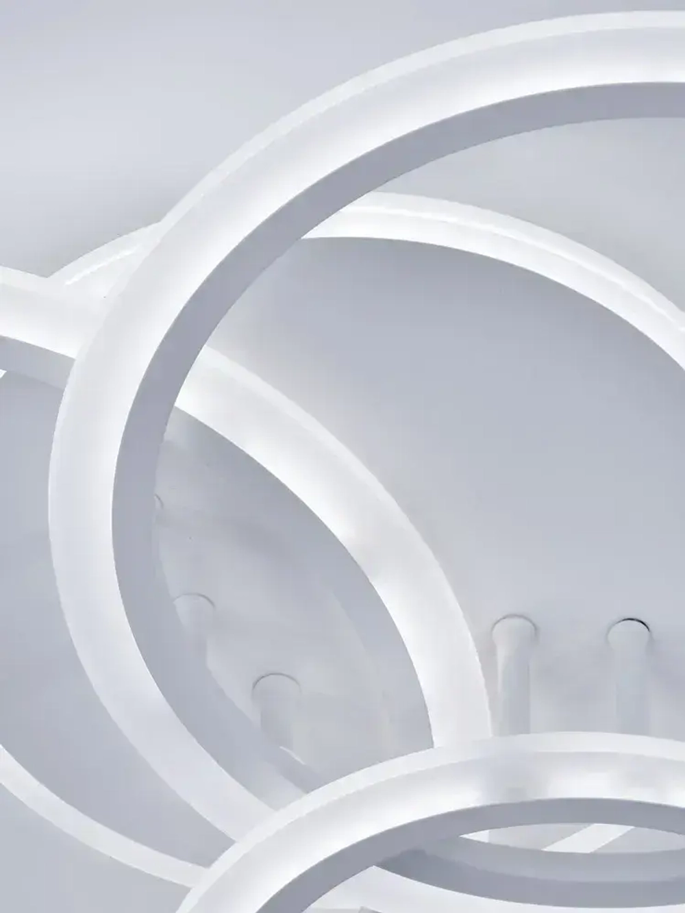 Люстра потолочная светодиодная с пультом ДУ Rivoli белая LED 100 Вт 3000 - 6000 К, светильник на кухню, в детскую, в спальню