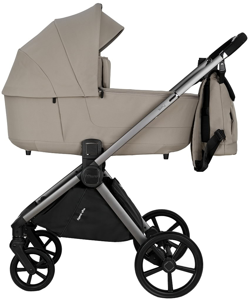 Детская коляска Pituso Teffy 3 в 1 с автокреслом Santiso Pro Black Hazel/Graphite