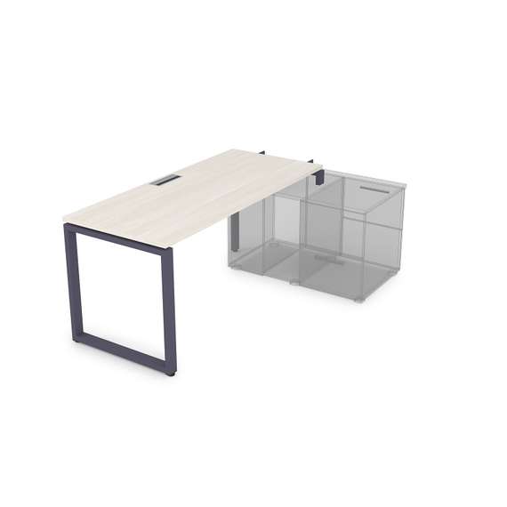 СТН-О.984 Стол системы БЕНЧ линейный, три опоры, начальный (1600*800*750)