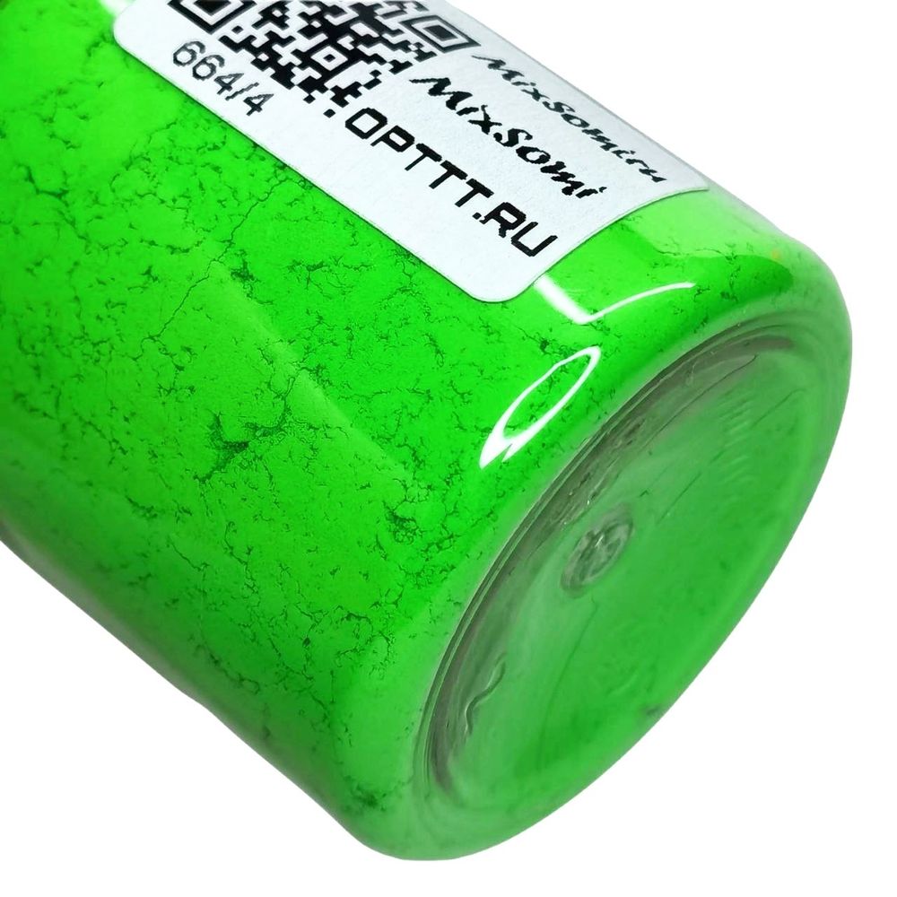 НЕОНОВЫЙ ФЛУОРЕСЦЕНТНЫЙ ПИГМЕНТ 664/4 PLASTIC - ЗЕЛЁНЫЙ - розница / опт