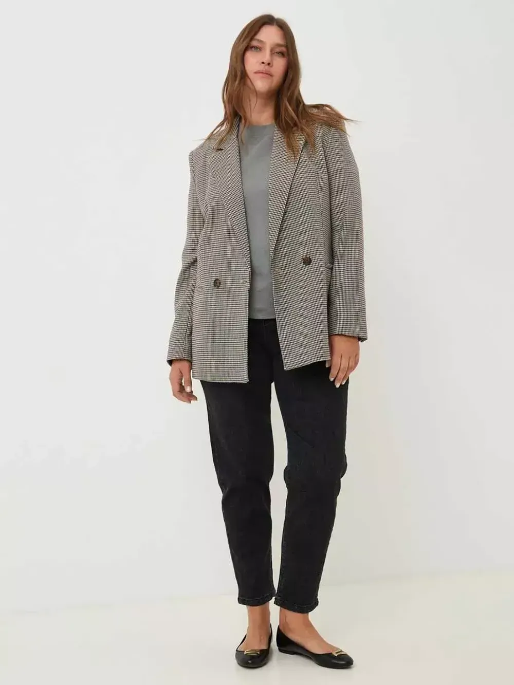 Джинсы на резинке больших размеров