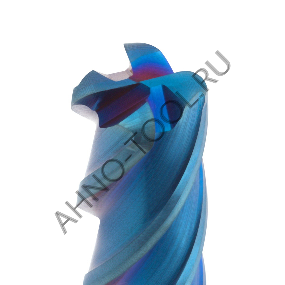 Фреза твердосплавная  12мм (L=75, l=30, хв=12) Z4 35° по закаленной стали, с радиусной фаской BRHM-4