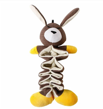 Mr.Kranch Игрушка для собак "Зайчик" с карманами под лакомство