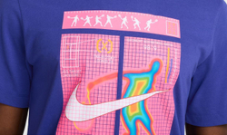 Мужская теннисная футболка Nike Court Dri-Fit Tennis - небесный