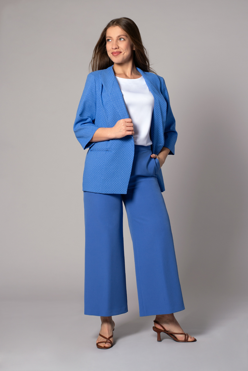 Жакет женский 3288АПА, горох #259Гз043288АП