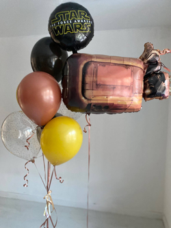 Воздушные гелиевые шары Звездные войны/ Star wars/крейсер шоколад/горчица/терракот №4812