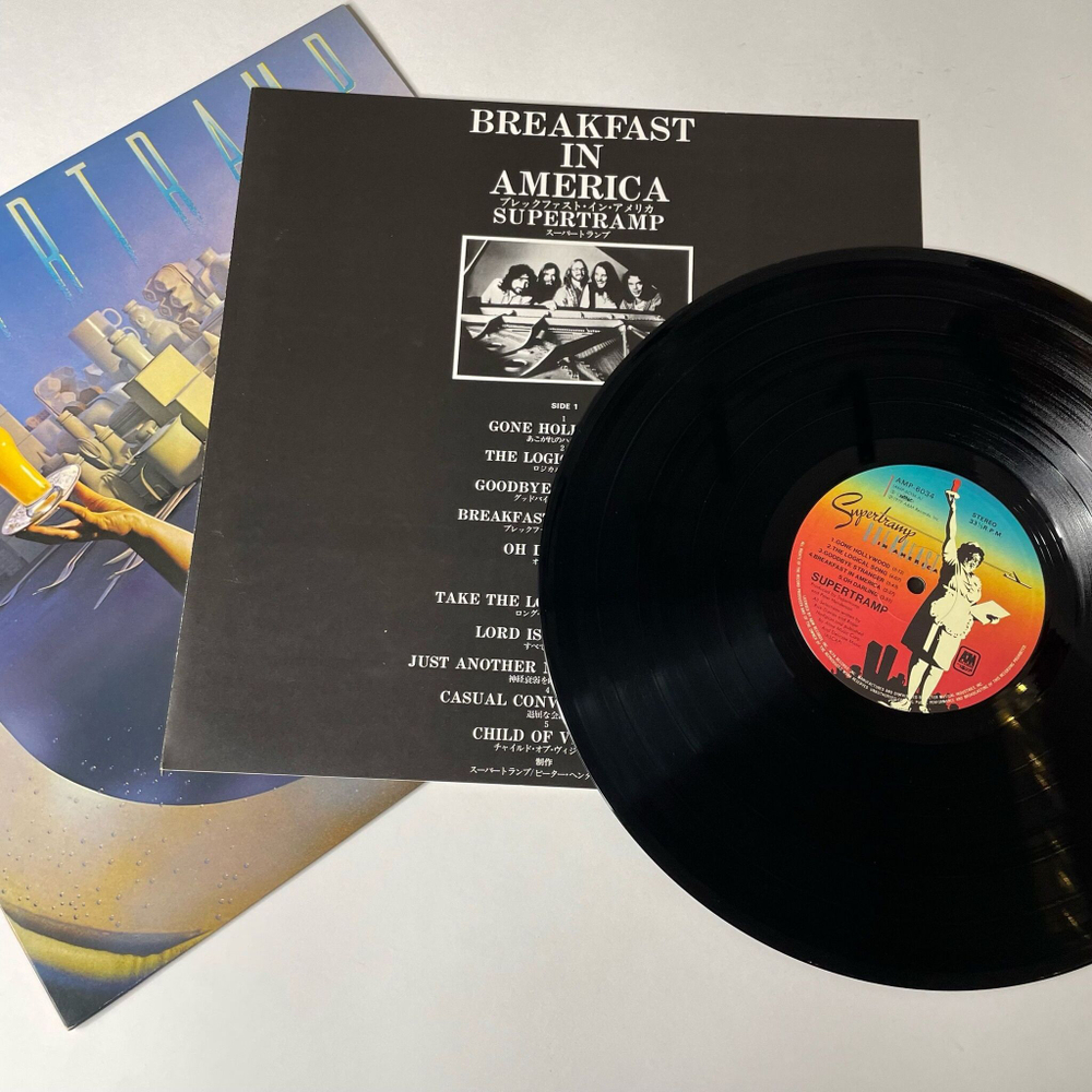 Винтажная виниловая пластинка LP Supertramp Breakfast In America (Japan 1979) (No Obi) The Logical Song