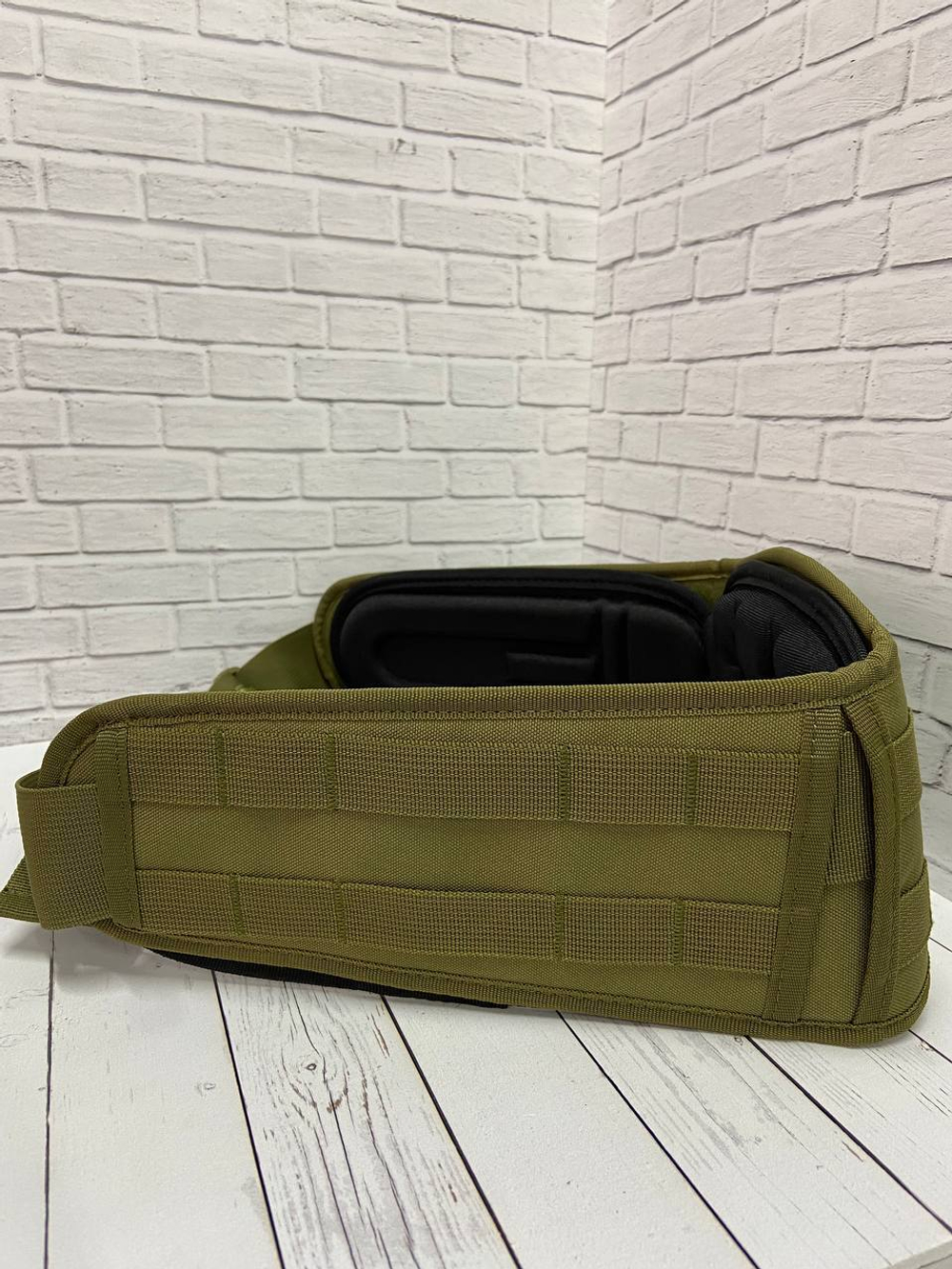 Тактический боевой пояс с MOLLE-системой / олива