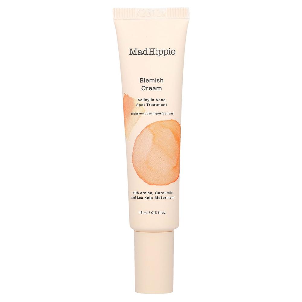 Mad Hippie, Blemish Cream, средство от пятен от акне, салициловый, 15 мл (0,5 жидк. унц.)