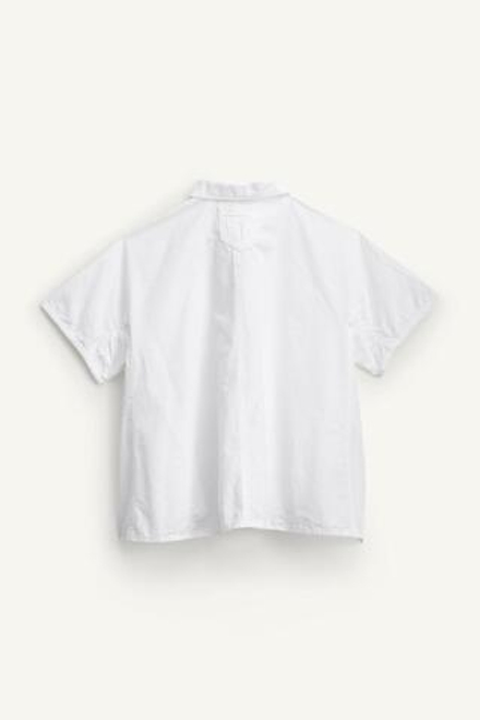 ZARA ХЛОПКОВАЯ РУБАШКА, БЕЛЫЙ
