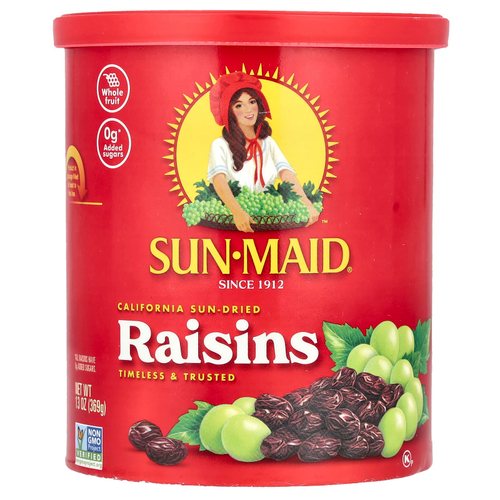 Sun-Maid, калифорнийский изюм, сушеный на солнце, 369 г (13 унций)