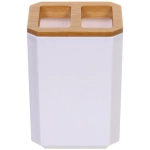 Подставка для зубных щеток «Квадро» белая