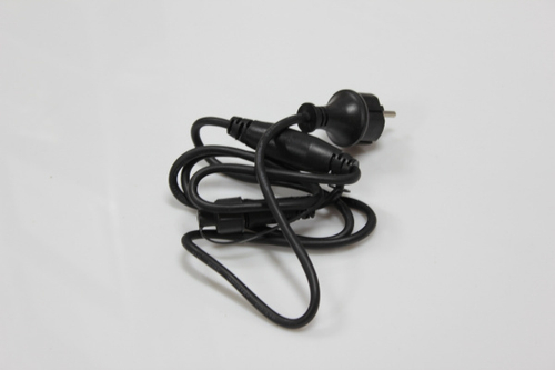 Силовой шнур для гирлянд (LED-PLR) черный