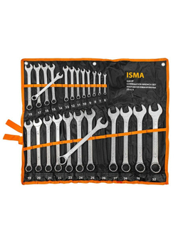 Ключи комбинированные ,набор 25пр. ( 6-28,30,32мм) ISMA ISMA-5261P