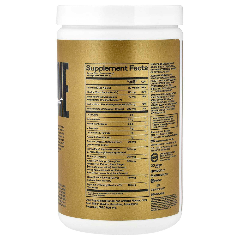 ONE OF ONE, Loaded, предтренировочный комплекс, розовый, 535 г (18,88 унции)