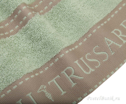 Элитные полотенца махровые Golf оливковые от Trussardi