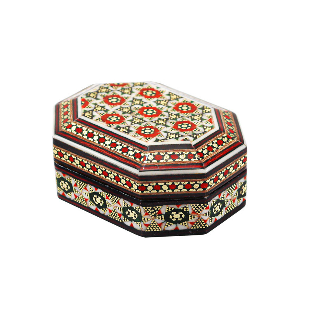 Шкатулка Хатам Кари 622 (khatam-kari) сувенир из Ирана в технике хатамкари