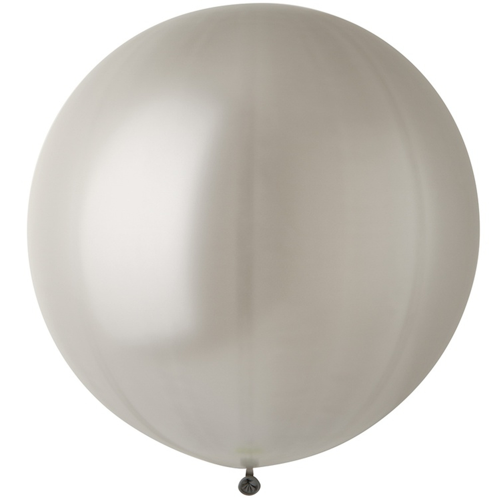 Шар латексный Металлик 69 см (Серебро)