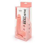 Фаллоимитатор-реалистик Erowoman телесного цвета с мошонкой (Цвет: телесный)