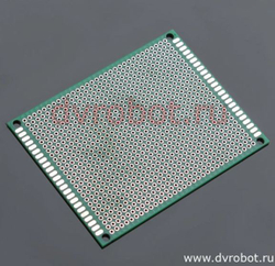 Двухсторонняя плата 7х9 см - Желтая