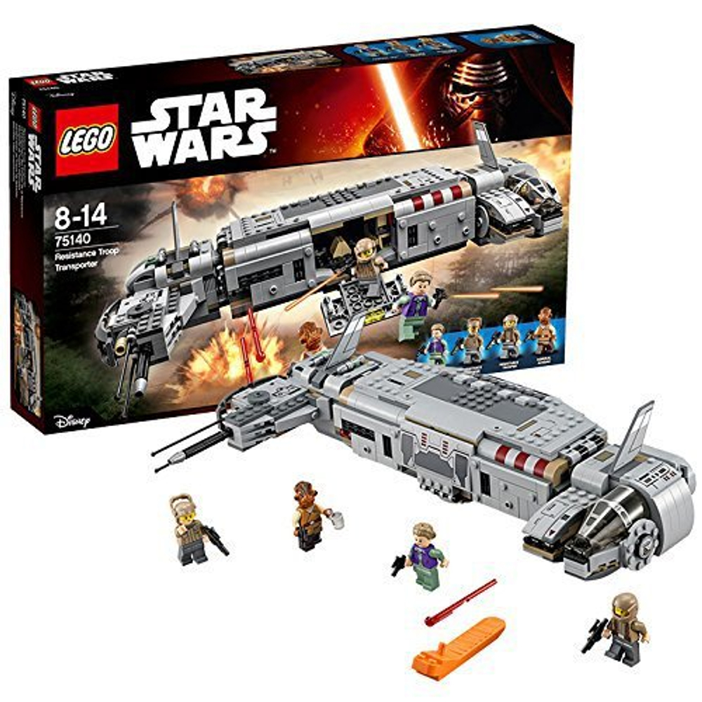 LEGO Star Wars: Военный транспорт Сопротивления 75140 — Resistance Troop Transporter — Лего стар ворз Звёздные войны