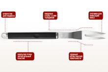 Набор для гриля (рукав: лопатка, вилка, щипцы)