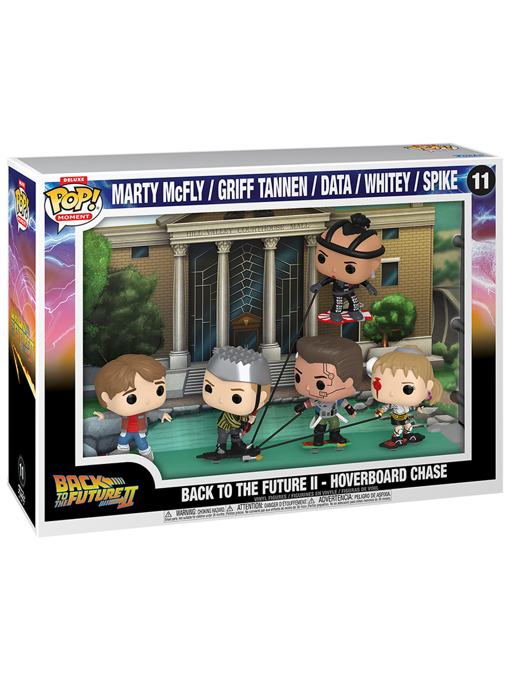Фигурка Funko POP! Moment BTTF 2 Hoverboard Chase Marty/Griff/Data/Whitey/Spike (11) 76563