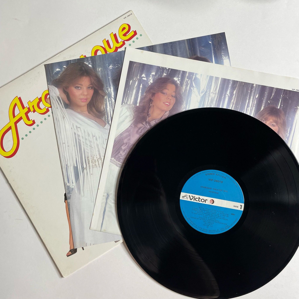 Винтажная виниловая пластинка LP Arabesque Greatest Hits (Japan 1981) (No Obi) Midnight Dancer