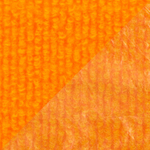 Полотно нетканое иглопробивное Экспоплей мандарин с защитной пленкой, ширина 2м, рулон 100 кв.м
