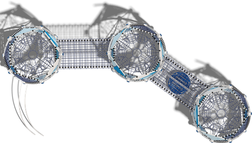 Гибкие элементы для лазания, ДНК-Паруса (паттерн Fairytale)