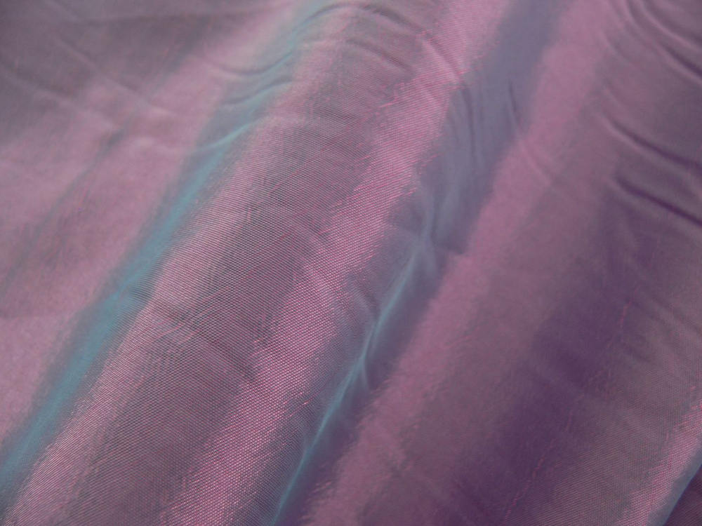 Ткань Тафта хамелион розовая с фиолетовым арт. 326296