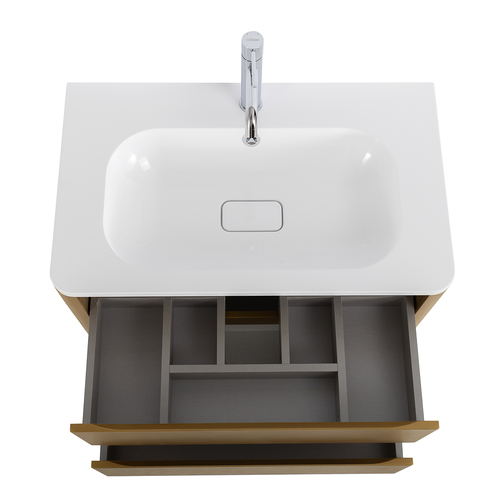 Мебель для ванной Cezares RELAX 80 Брашированное золото RELAX-800-2C-SO-BORO-P