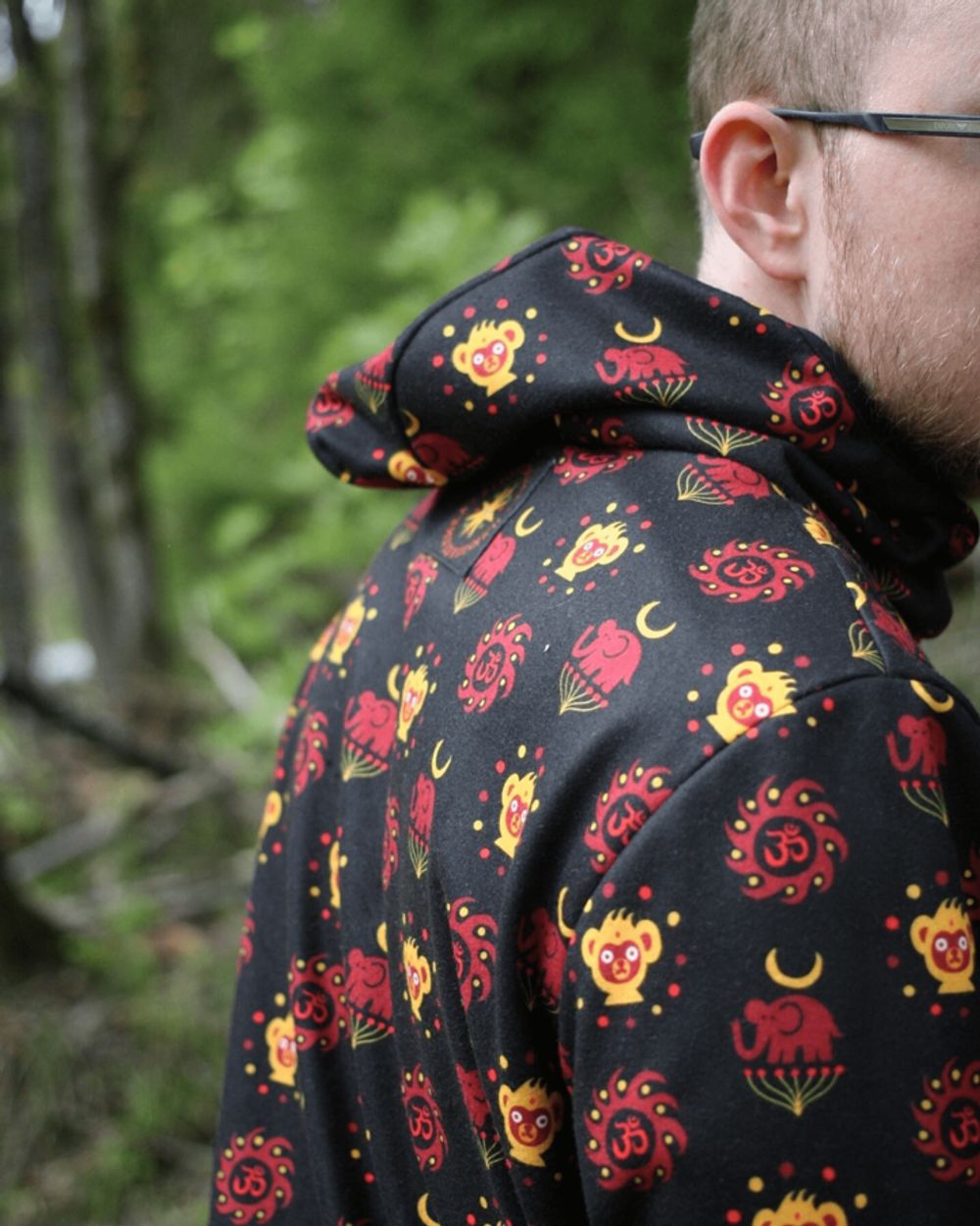 Худи Plushedelica Приветствие Солнцу черный