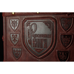 Большая семейная родословная книга "Классика", натуральная кожа