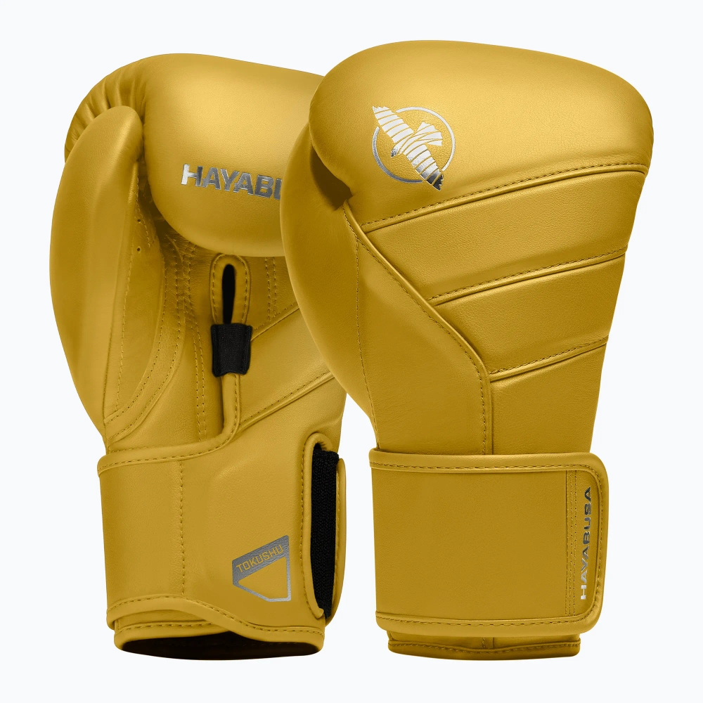 Боксёрские перчатки Hayabusa T3 Kanpeki tiger yellow