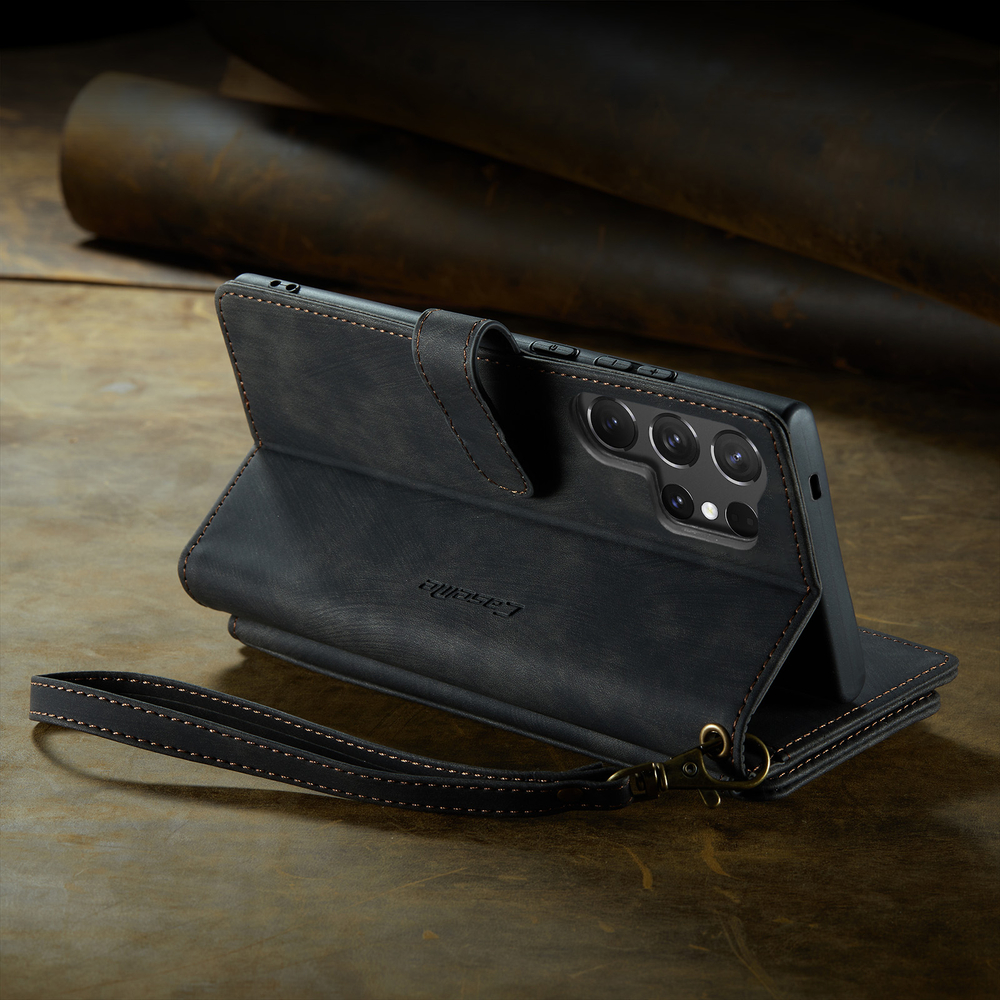 Многофункциональный чехол-кошелек CaseMe 3 in 1 Matte Wallet для Samsung Galaxy S25 Ultra