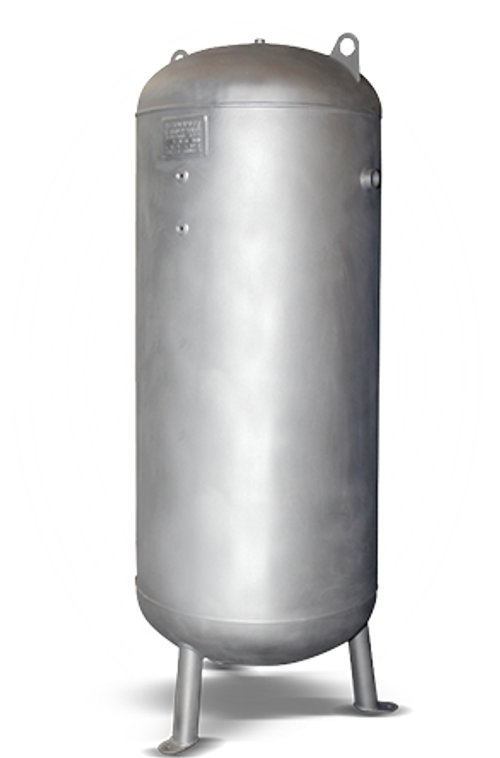 Вертикальный ресивер из нержавеющей стали dnt рв 500 10 бар
