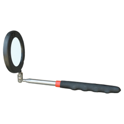 WDK-65452 Смотровое круглое зеркало на телескопической рукоятке, светодиодная подсветка, 280-265 мм