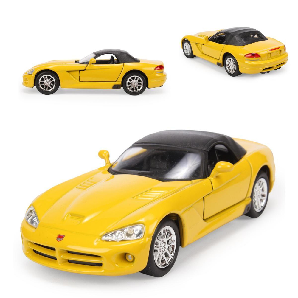 Модель ин. мет. 4.75" "2003 Dodge Viper -srt-10" открыв. двери 42345H-D (Kinsmart)