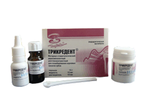 Трикредент антисептический материал для пломбирования каналов(15гр+10мл+10мл)
