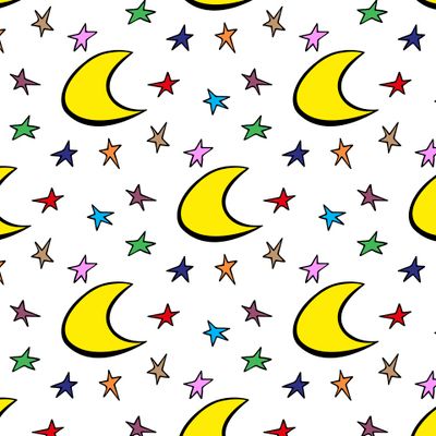 Луна и звезды