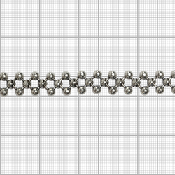 "Коккола" браслет в серебряном покрытии из коллекции "Финляндия" от Jenavi с замком пряжка